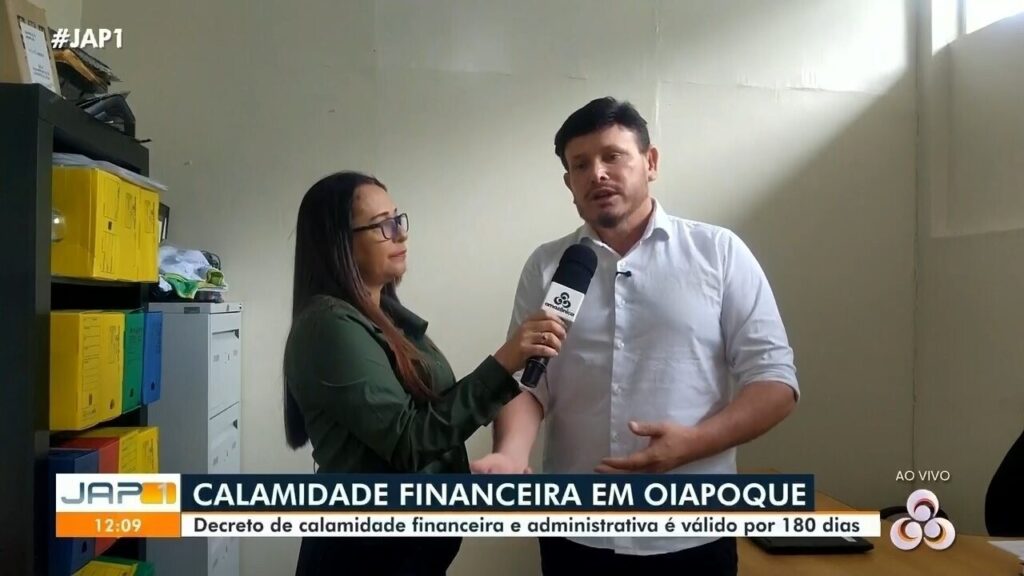 Prefeito de Oiapoque decreta calamidade financeira por 180 dias