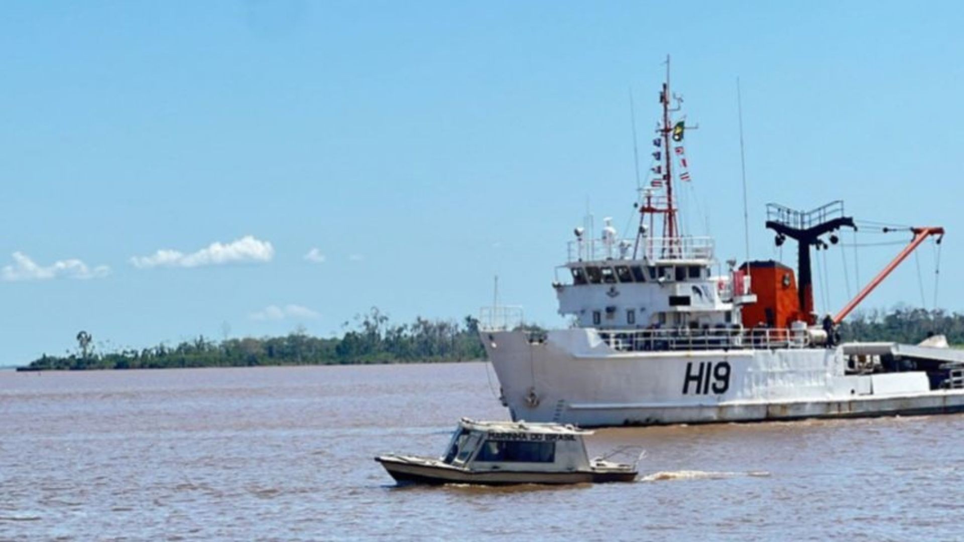 Marinha amplia calado na Foz do Amazonas para navios de grande porte