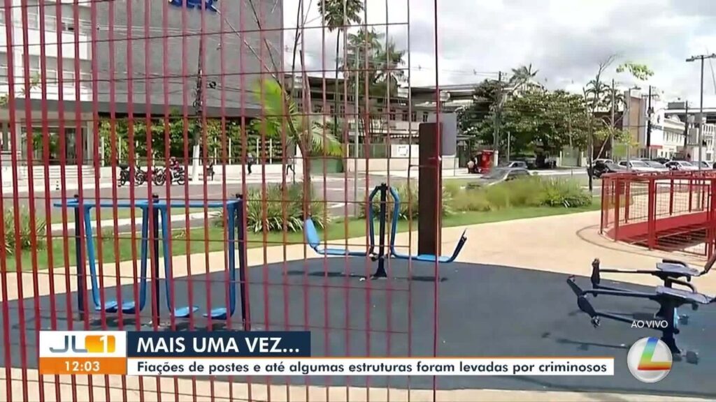 Novo caso de furto de cabos é registrado no Parque Linear da Doca, em Belém