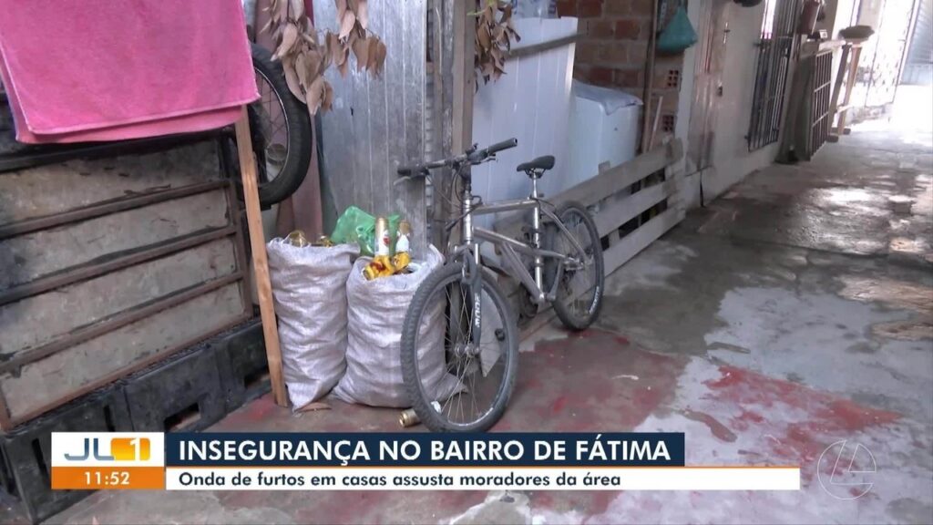 Câmeras flagram furtos de bicicletas e moradores relatam onda de crimes no bairro de Fátima, em Belém