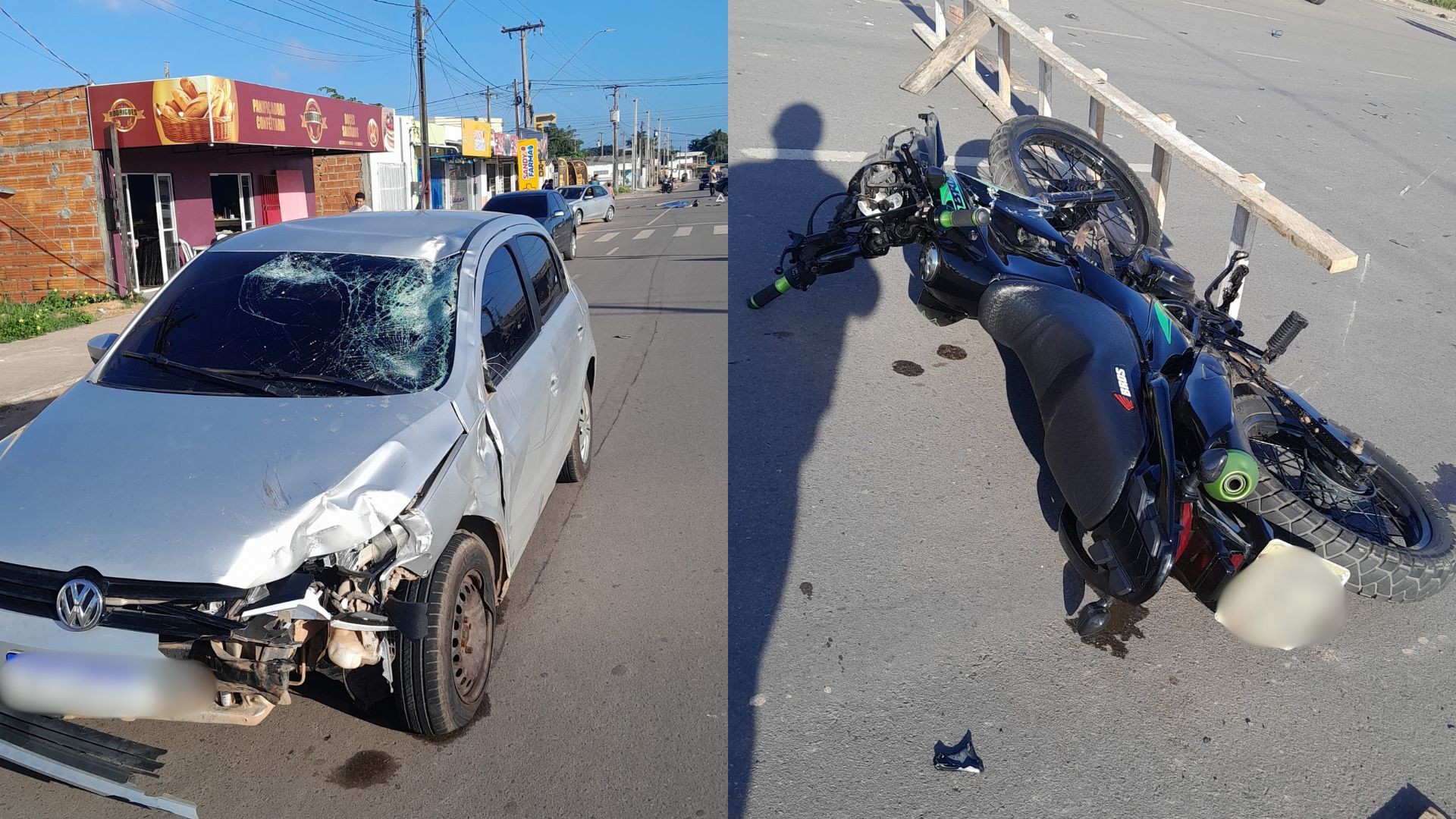 Motociclista morre após colisão com carro na Zona Norte de Macapá
