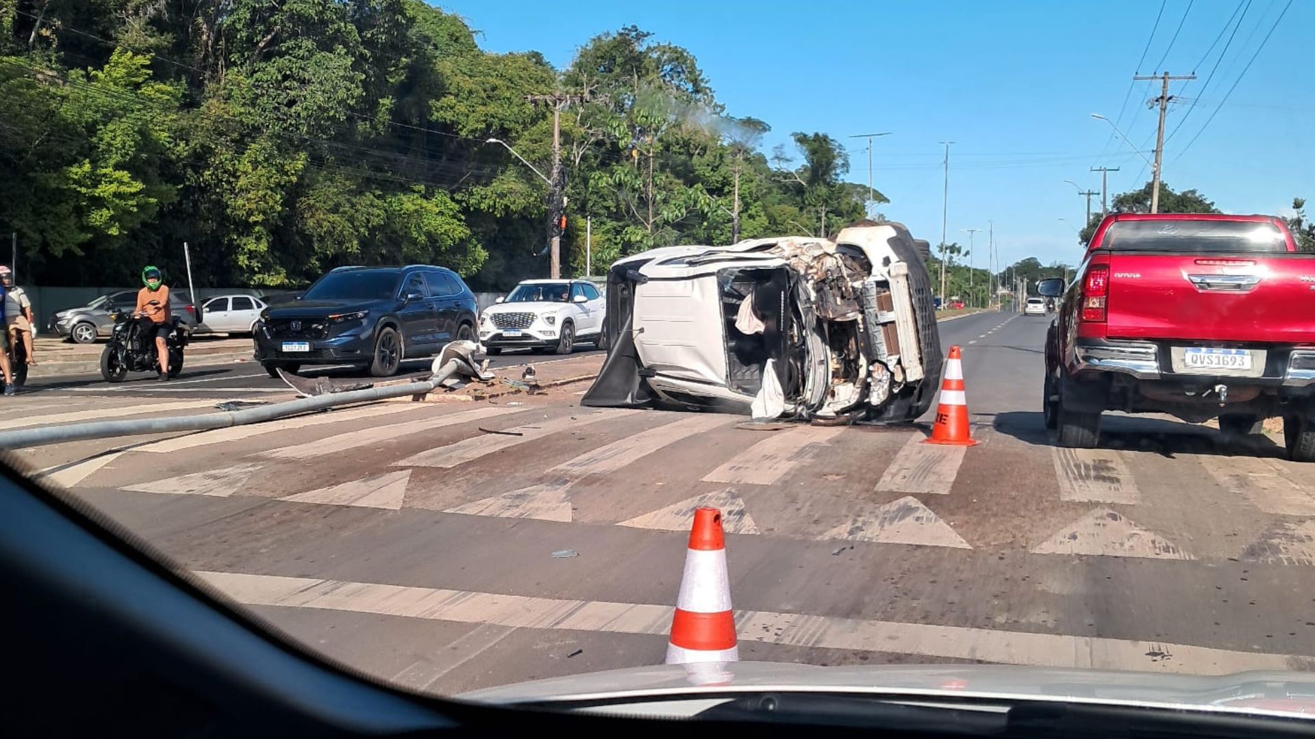 Acidentes na Rodovia Josmar Chaves Pinto lideram ranking no Amapá